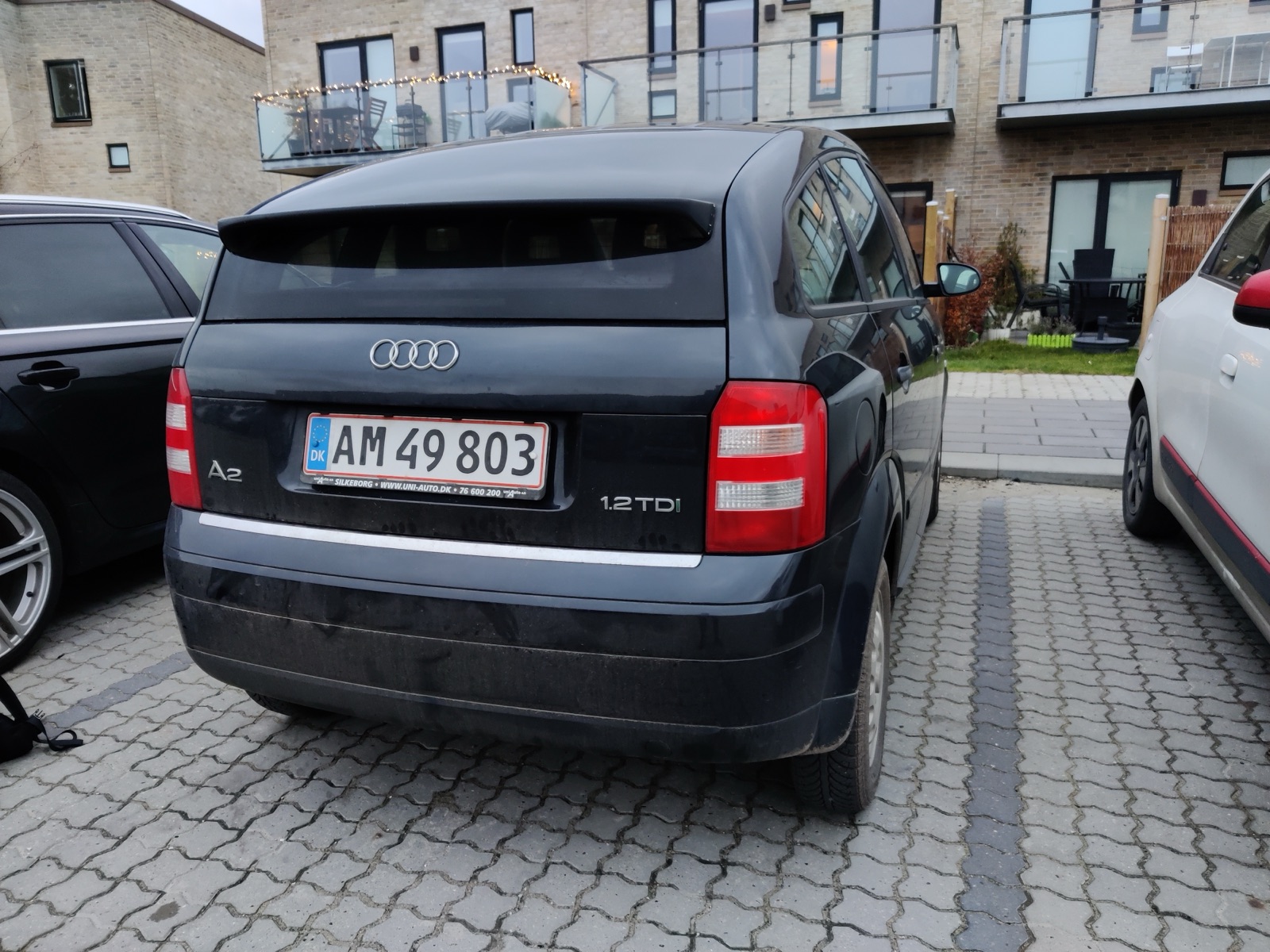 Audi A2 set bagfra