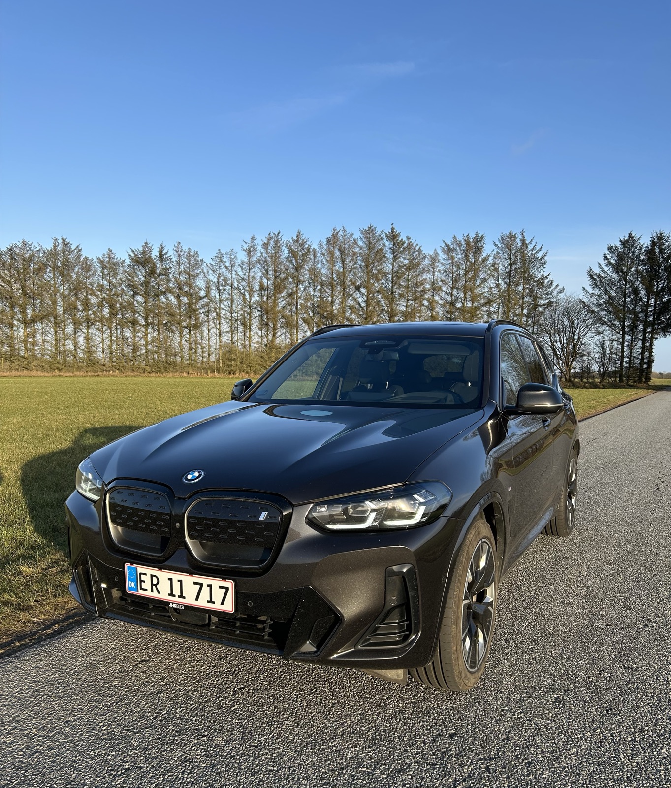Sort BMW iX3 M Sport — Christians nuværende bil