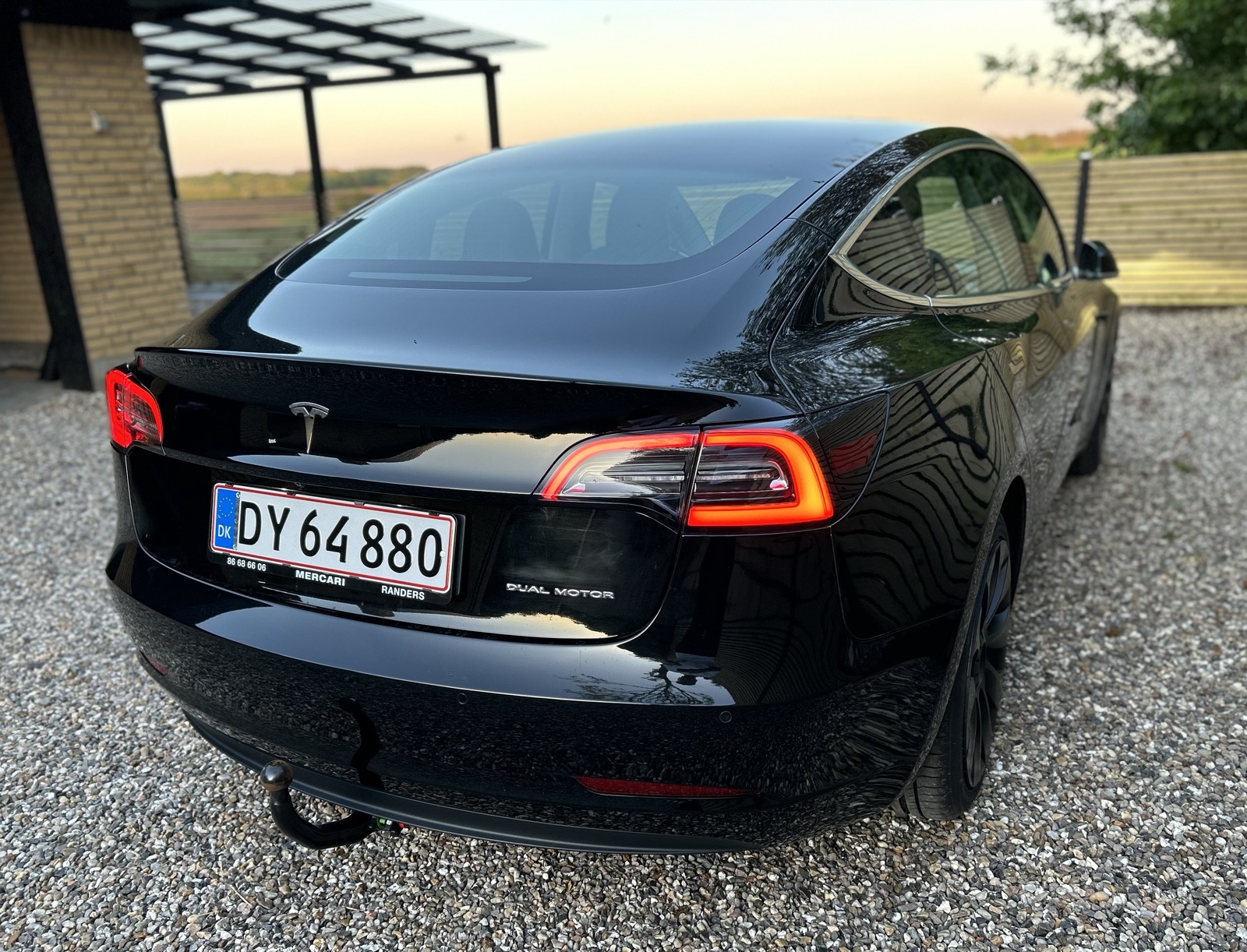 Tesla Model 3 set bagfra